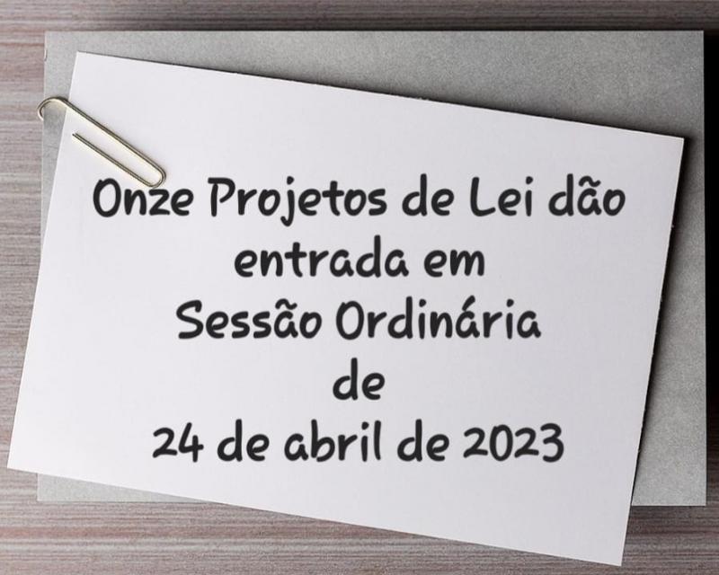 SESSÃO ORDINÁRIA